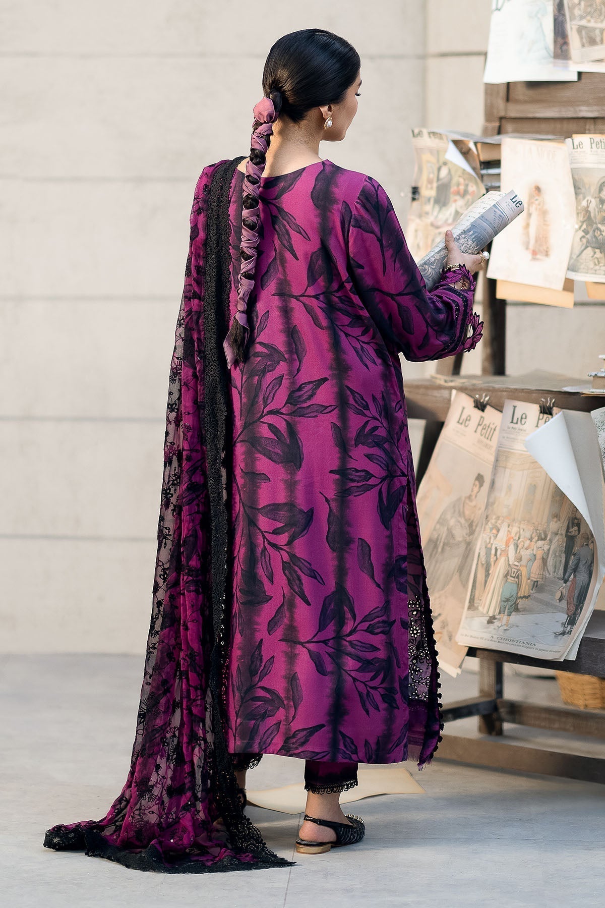 Nureh | Glam Girl Lawn | GL-23 - House Of Hania