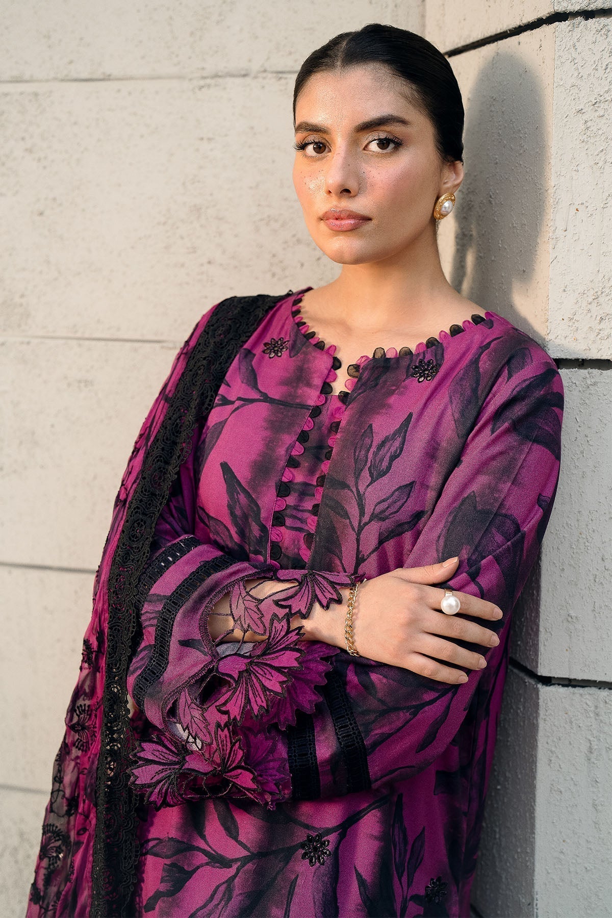 Nureh | Glam Girl Lawn | GL-23 - House Of Hania