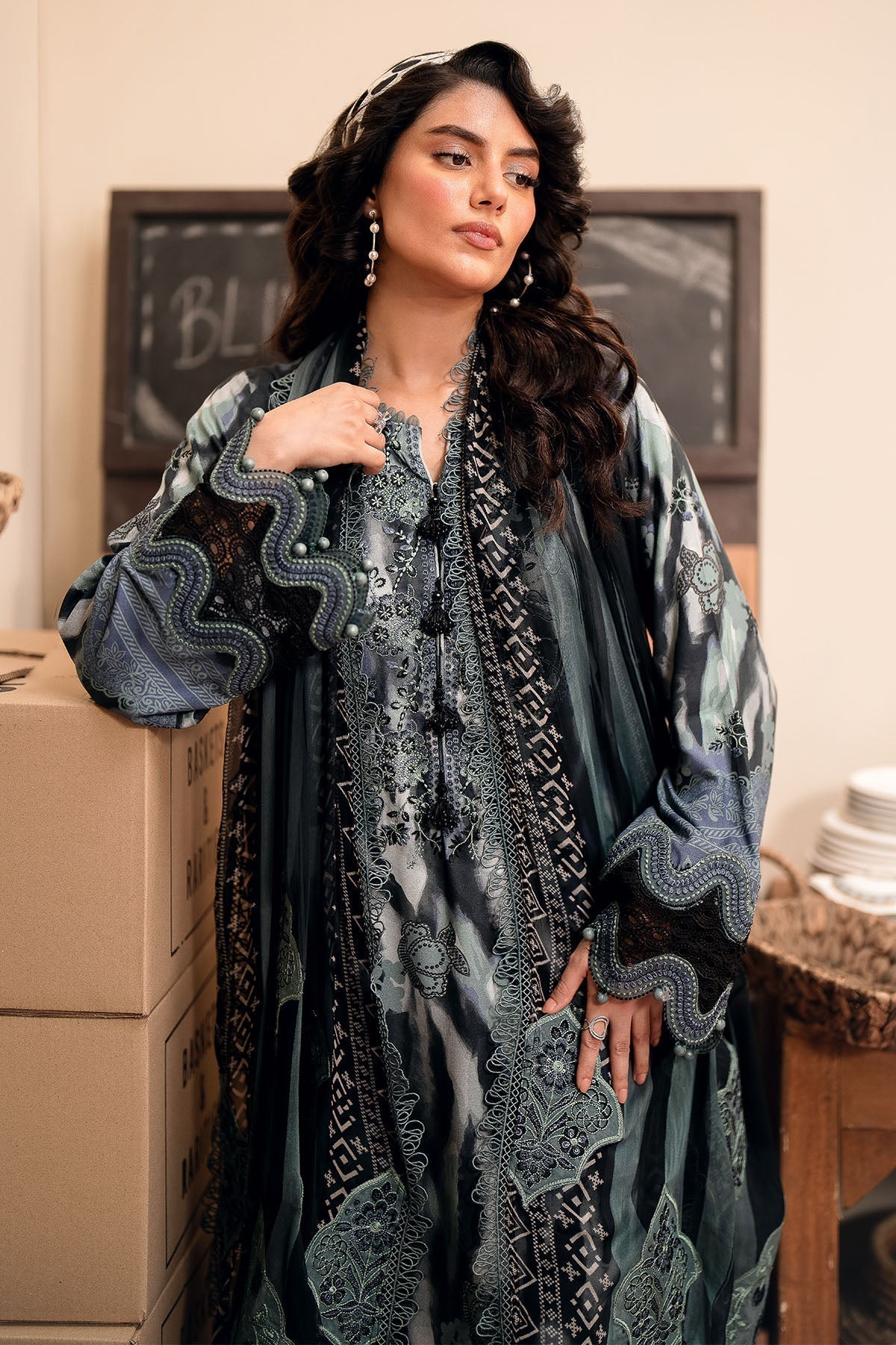 Nureh | Glam Girl Lawn | GL-24 - House Of Hania