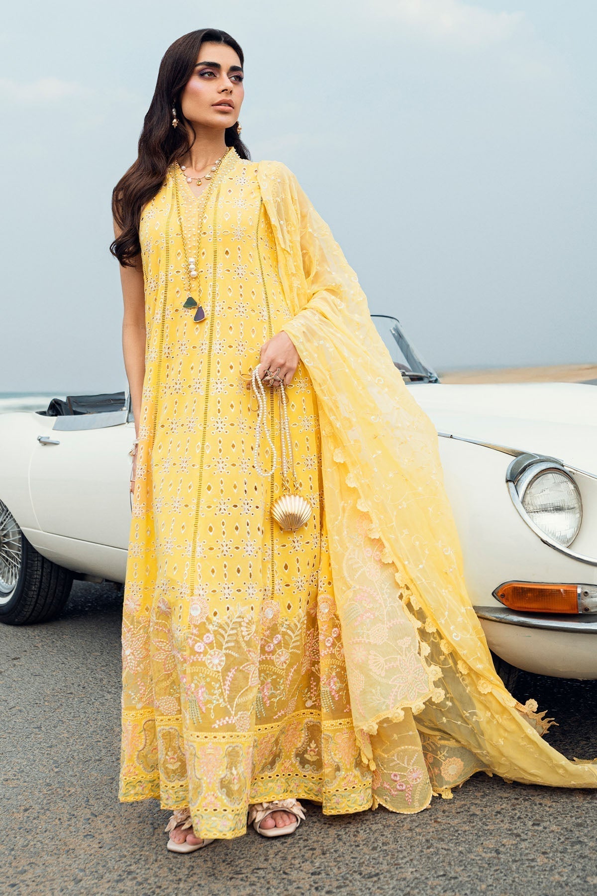 Nureh | Khuwab Luxury Lawn | NE-144 - House Of Hania