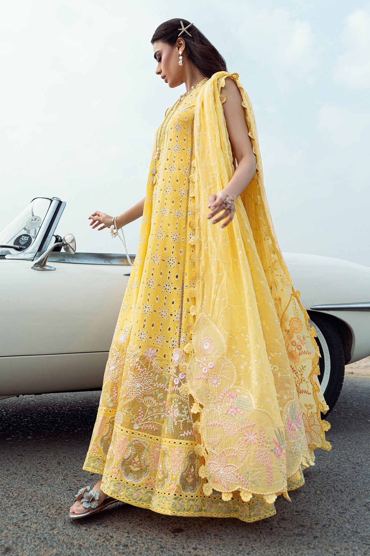 Nureh | Khuwab Luxury Lawn | NE-144 - House Of Hania