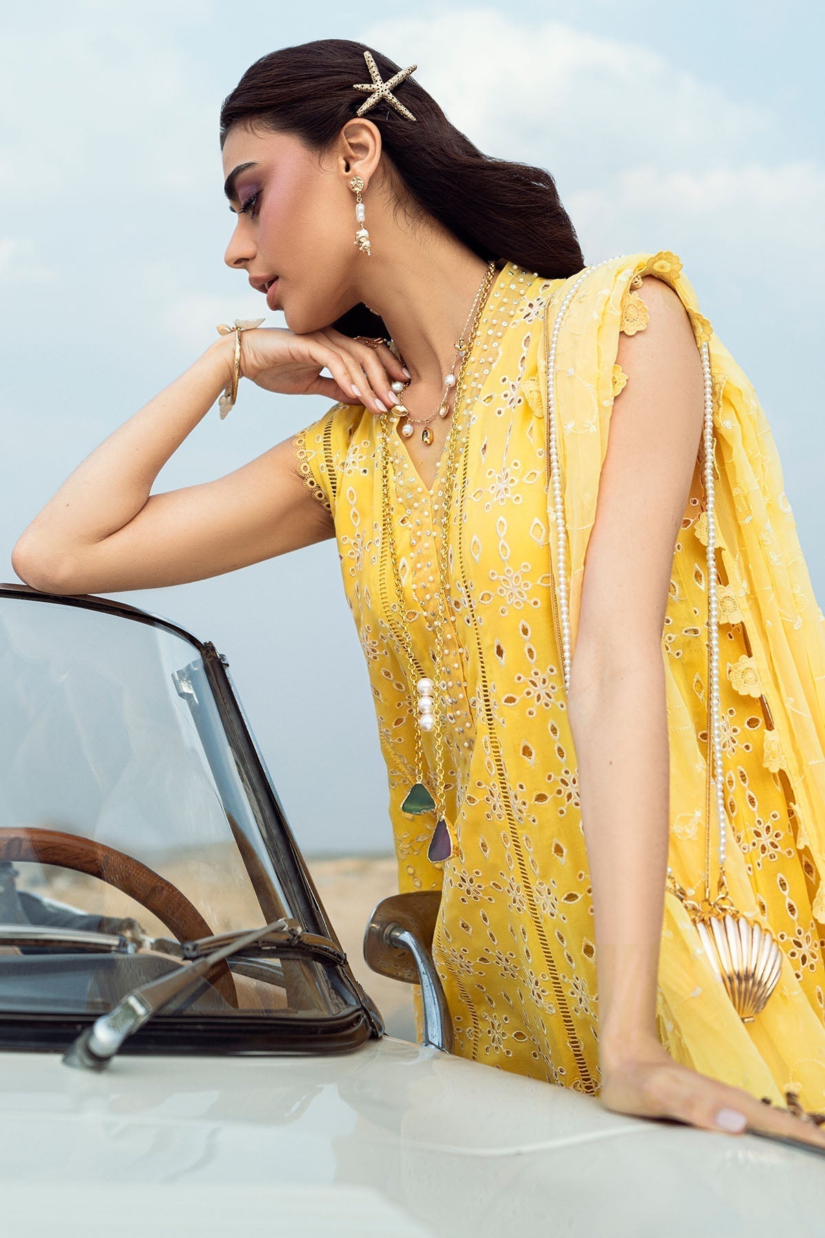 Nureh | Khuwab Luxury Lawn | NE-144 - House Of Hania