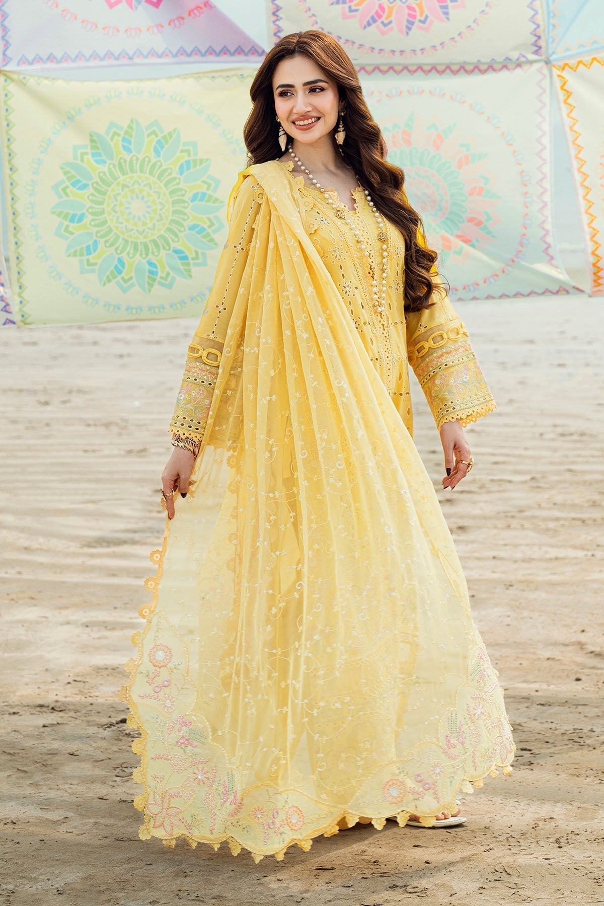 Nureh | Khuwab Luxury Lawn | NE-144 - House Of Hania