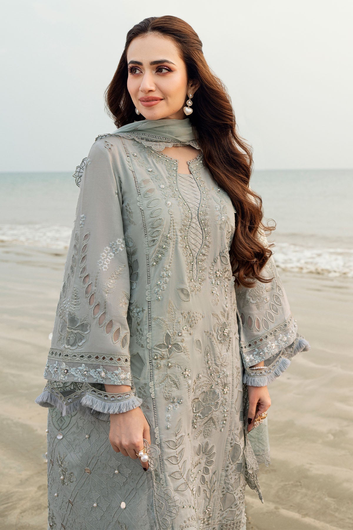 Nureh | Khuwab Luxury Lawn | NE-145 - House Of Hania