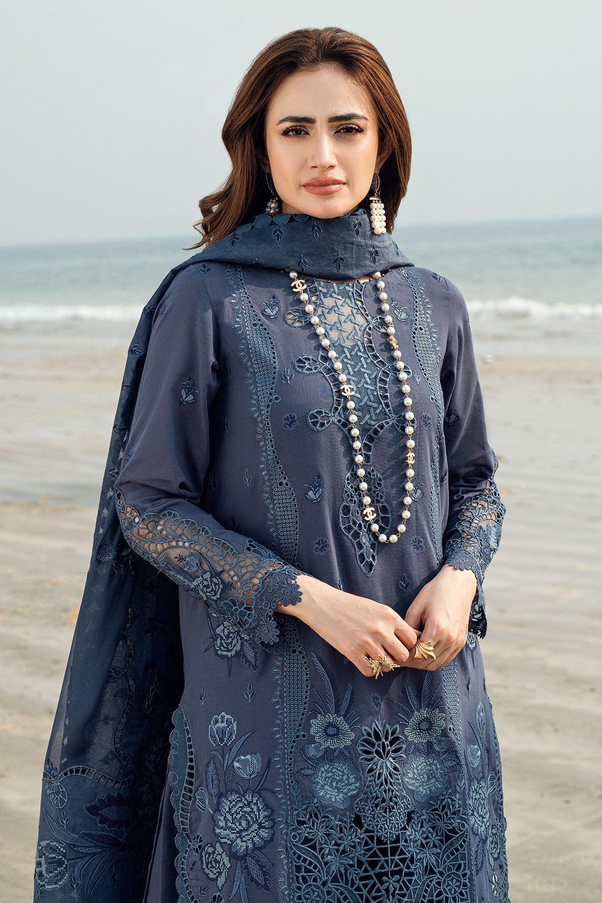 Nureh | Khuwab Luxury Lawn | NE-146 - House Of Hania