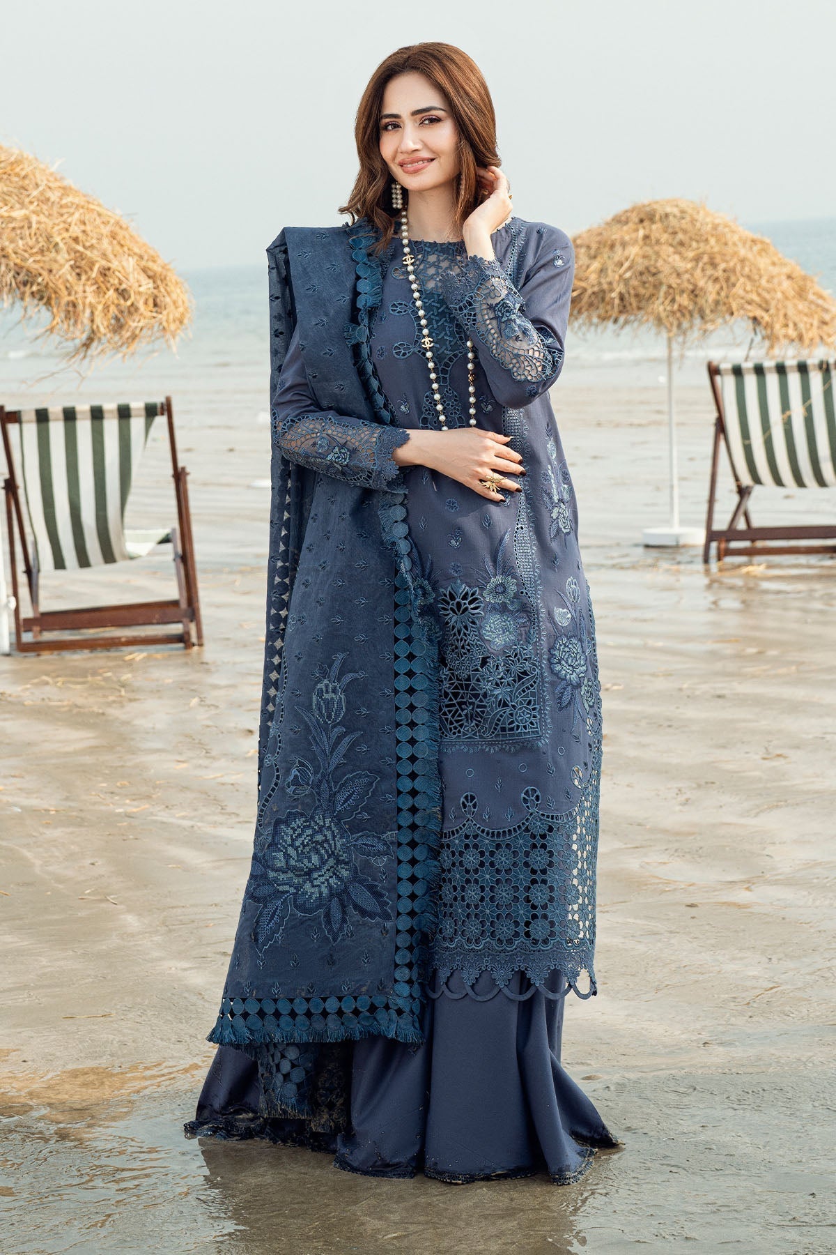 Nureh | Khuwab Luxury Lawn | NE-146 - House Of Hania