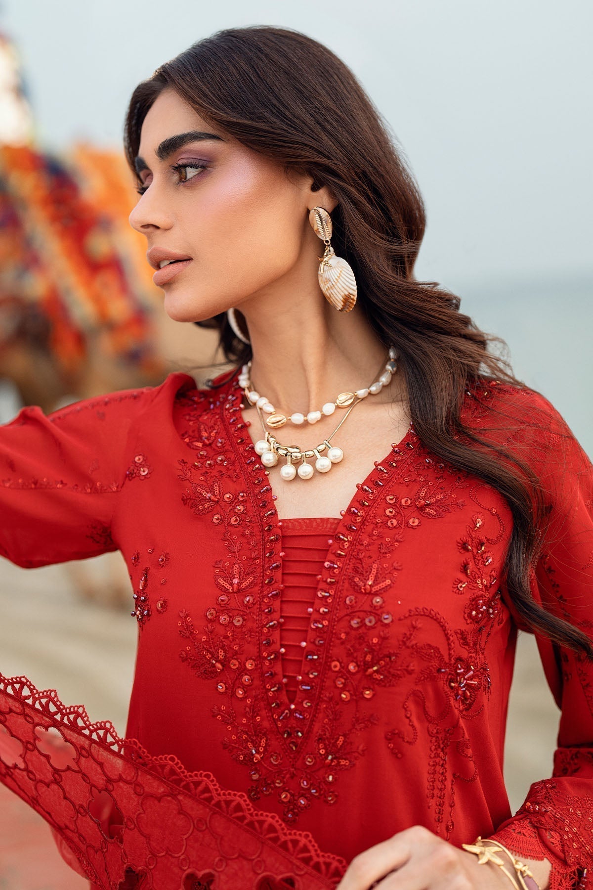 Nureh | Khuwab Luxury Lawn | NE-147 - House Of Hania