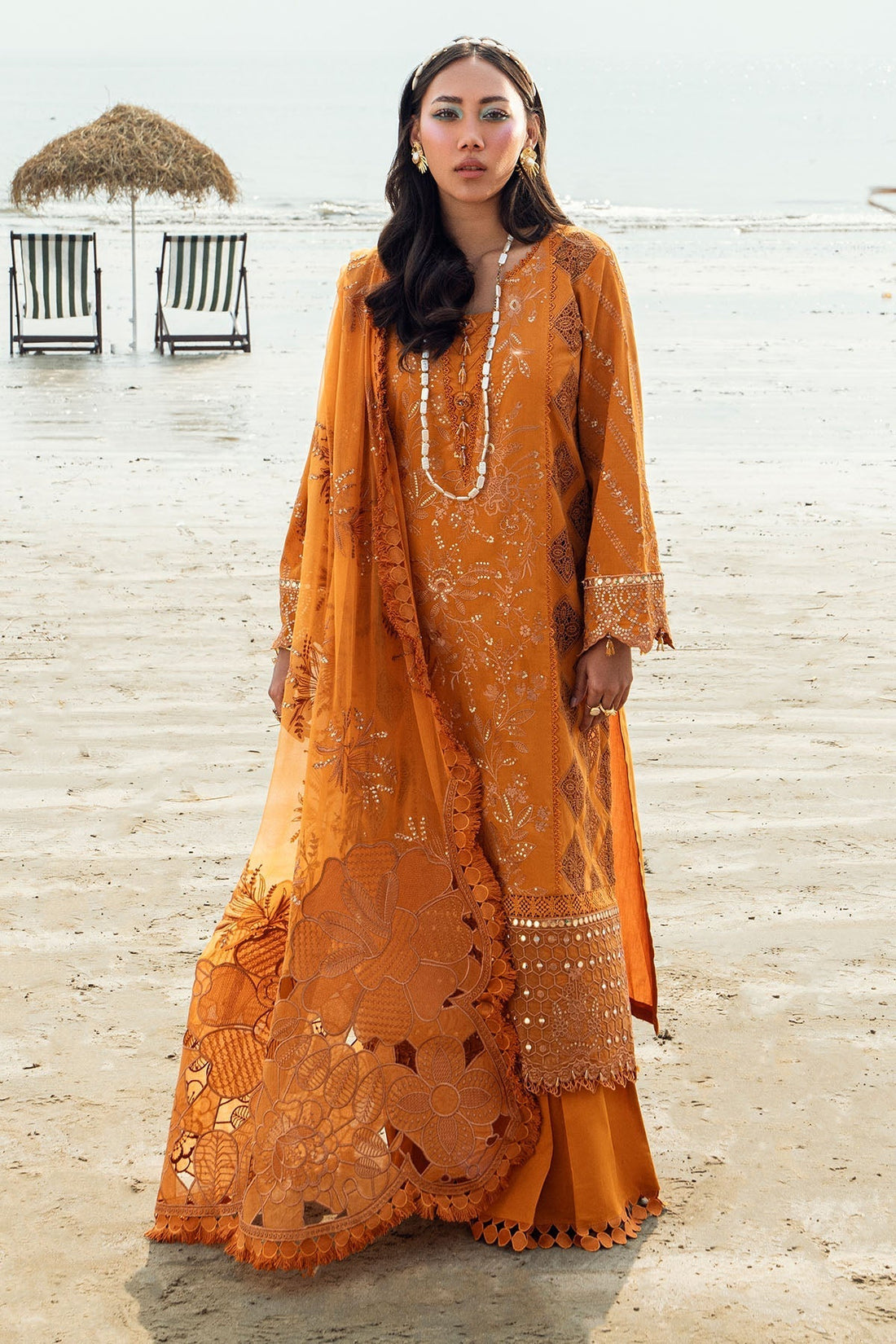 Nureh | Khuwab Luxury Lawn | NE-149 - House Of Hania