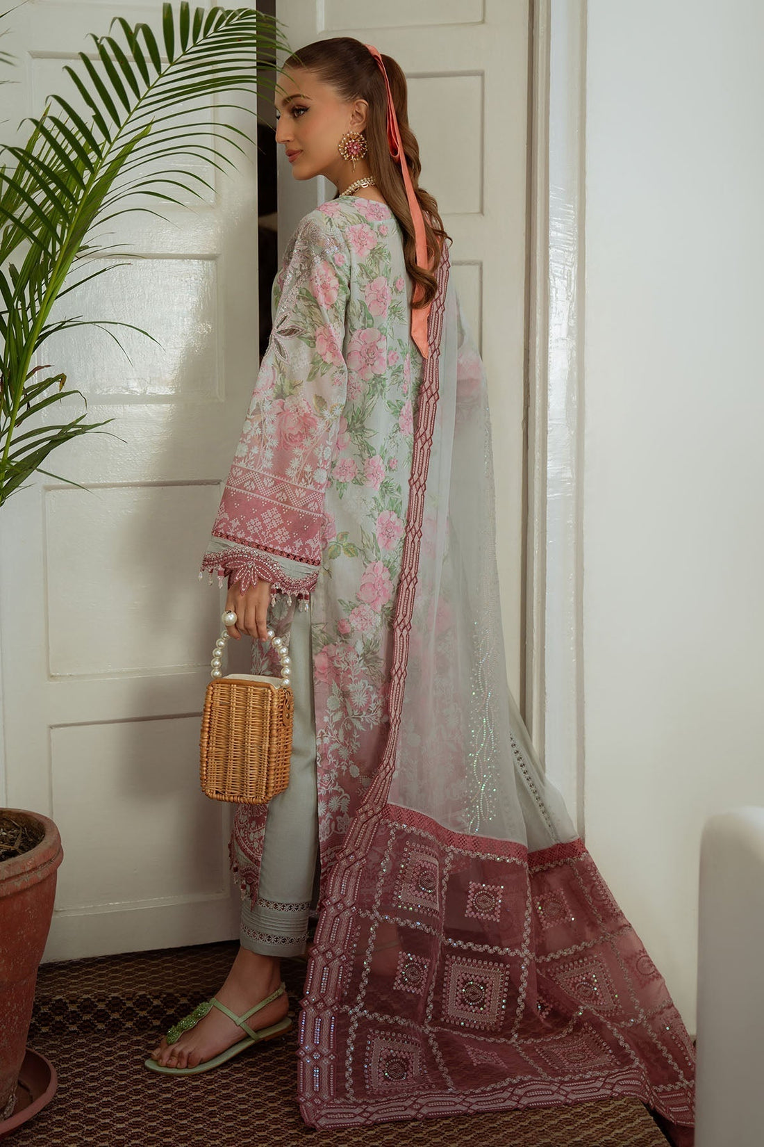 Nureh | Maya Swiss Lawn | NS-147 - House Of Hania