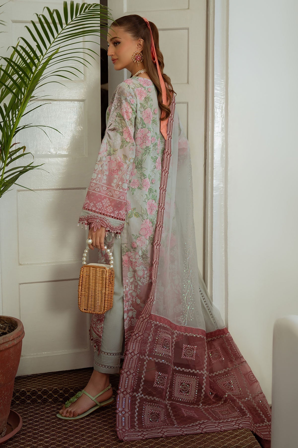 Nureh | Maya Swiss Lawn | NS-147 - House Of Hania