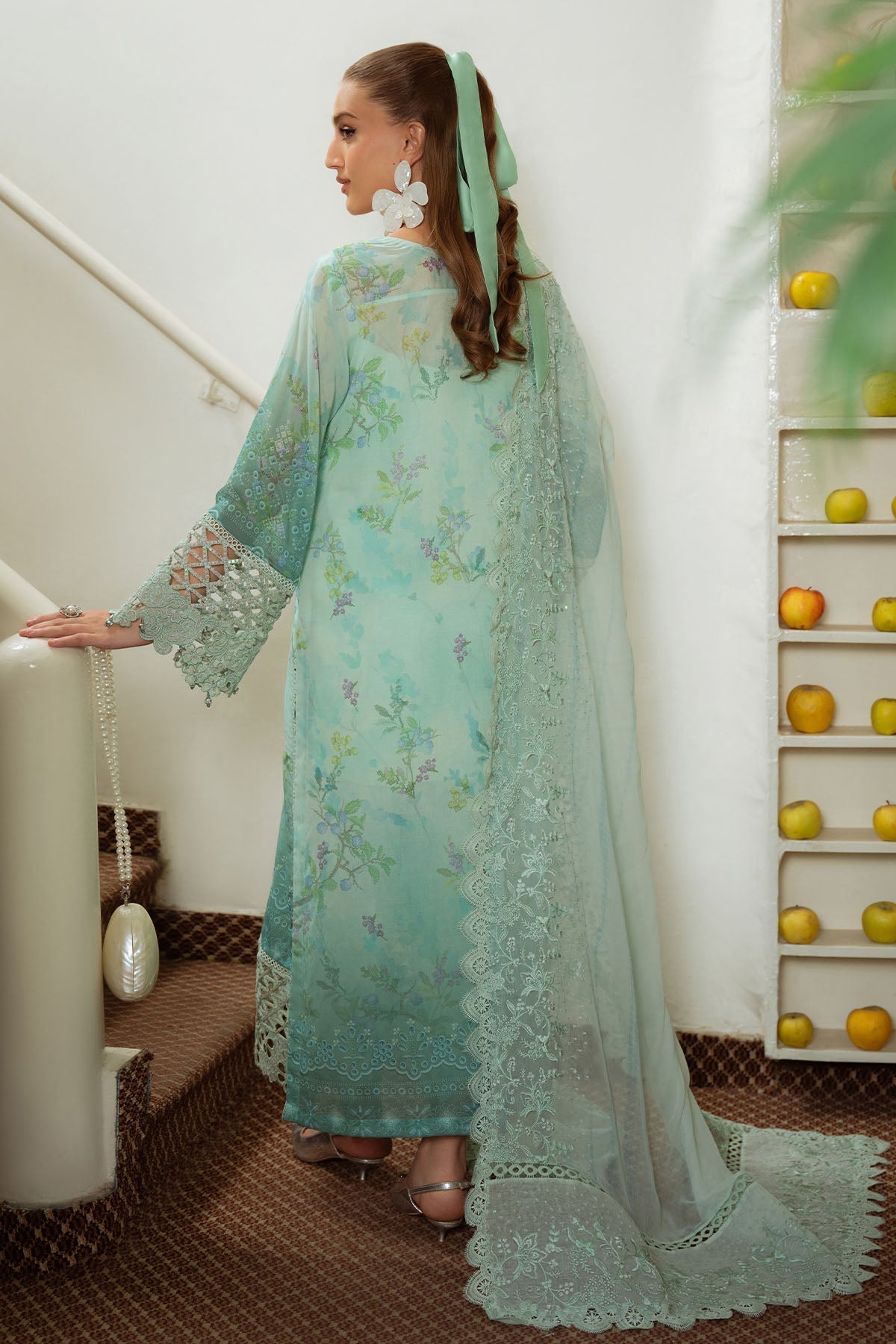 Nureh | Maya Swiss Lawn | NS-150 - House Of Hania