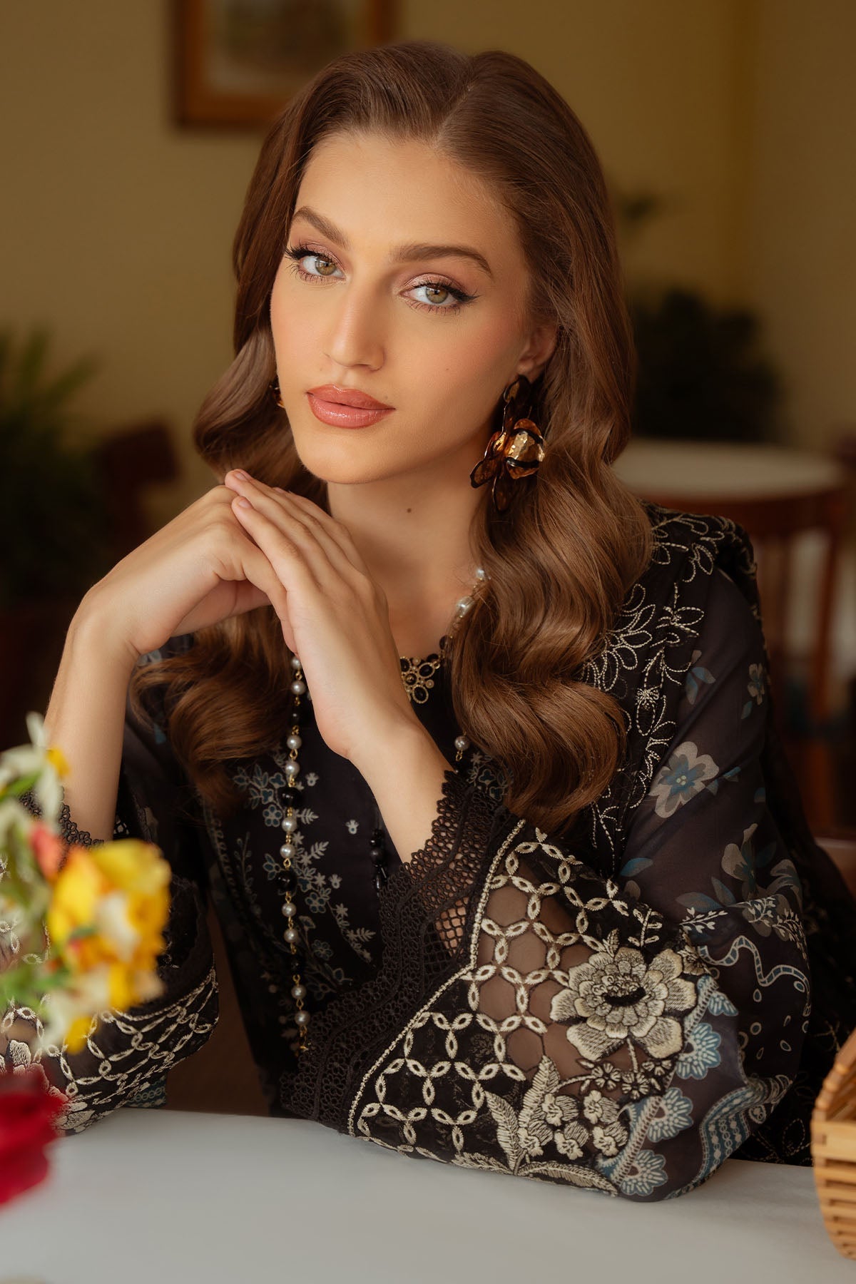 Nureh | Maya Swiss Lawn | NS-151 - House Of Hania