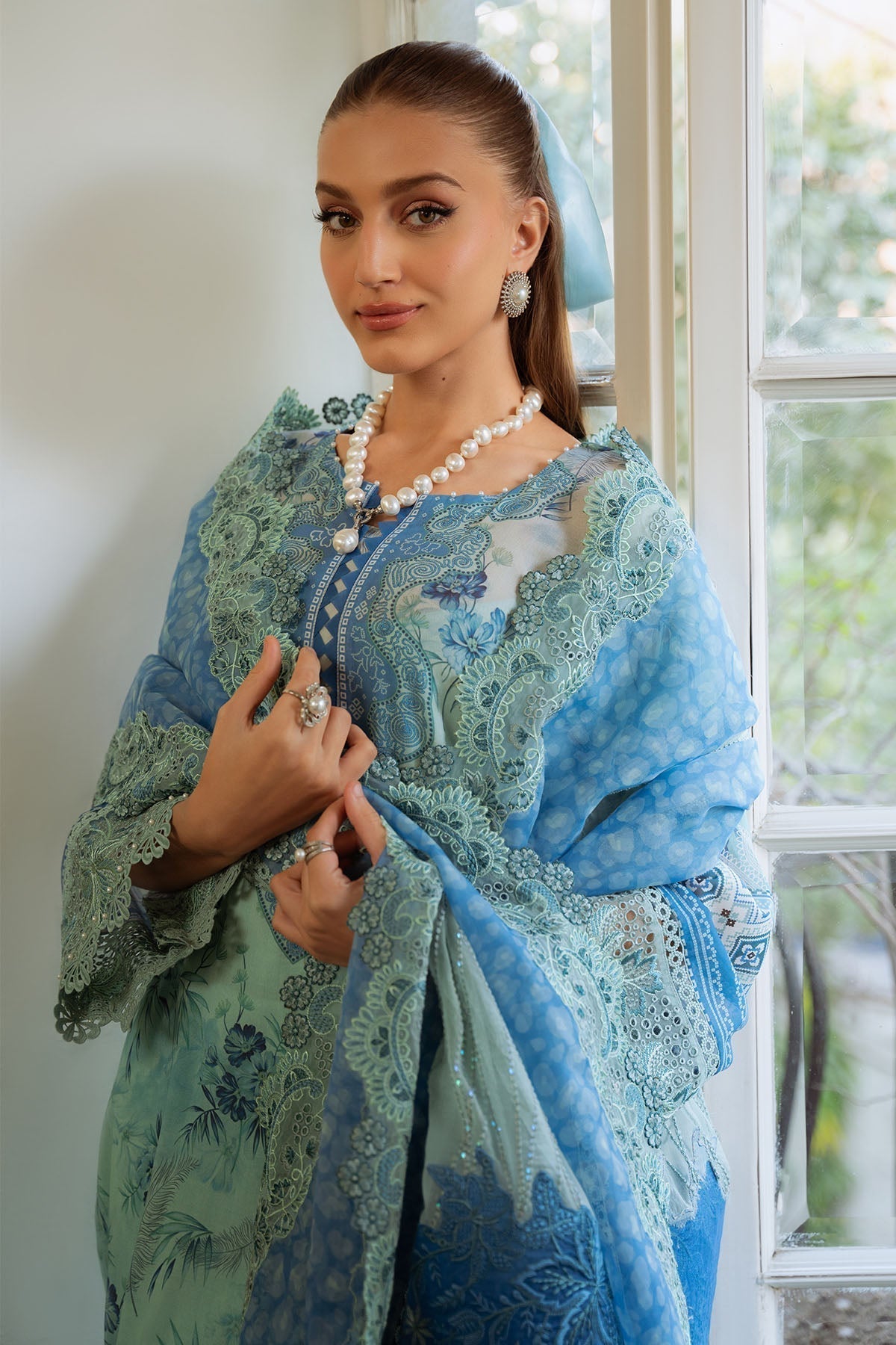Nureh | Maya Swiss Lawn | NS-152 - House Of Hania