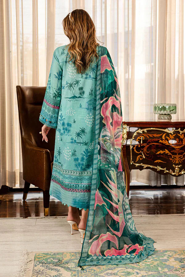 Nureh | Printed Lawn 24 | SP-90 - House Of Hania