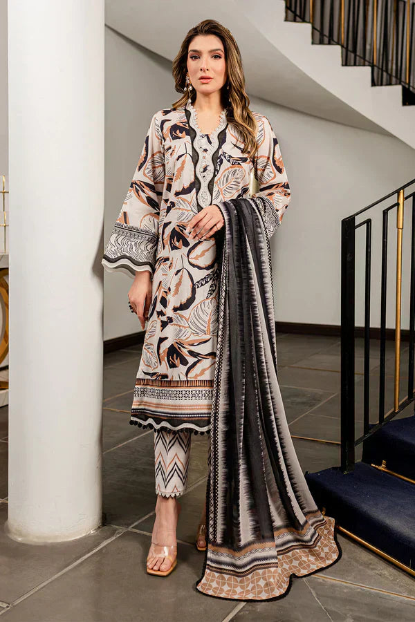 Nureh | Printed Lawn 24 | SP-93 - House Of Hania