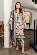 Nureh | Printed Lawn 24 | SP-93 - House Of Hania