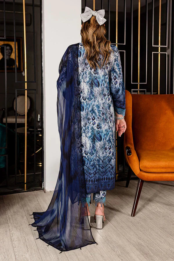 Nureh | Printed Lawn 24 | SP-94 - House Of Hania