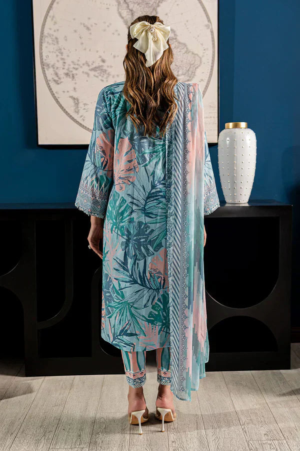 Nureh | Printed Lawn 24 | SP-96 - House Of Hania