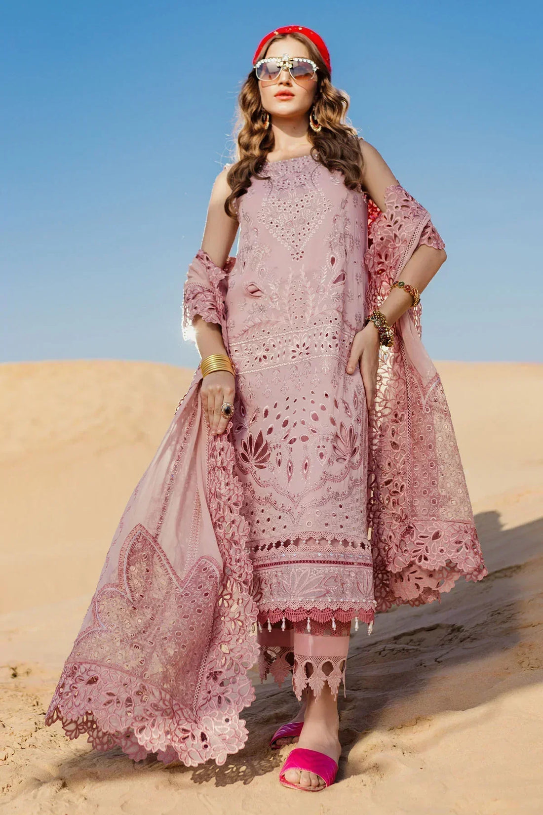 Nureh | Sehra Swiss Voil Lawn | CARNIVAL - NE-73 - House Of Hania