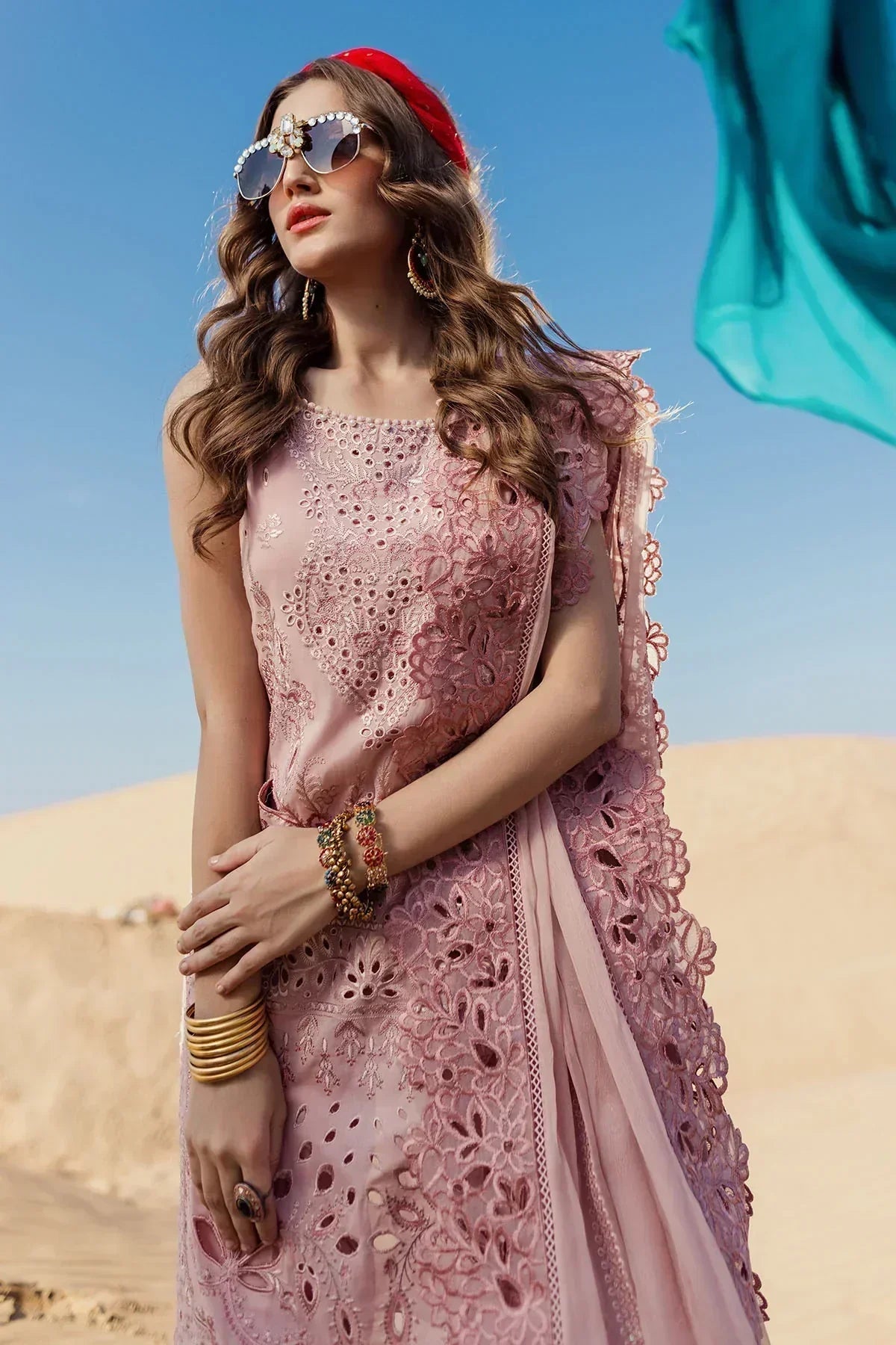 Nureh | Sehra Swiss Voil Lawn | CARNIVAL - NE-73 - House Of Hania