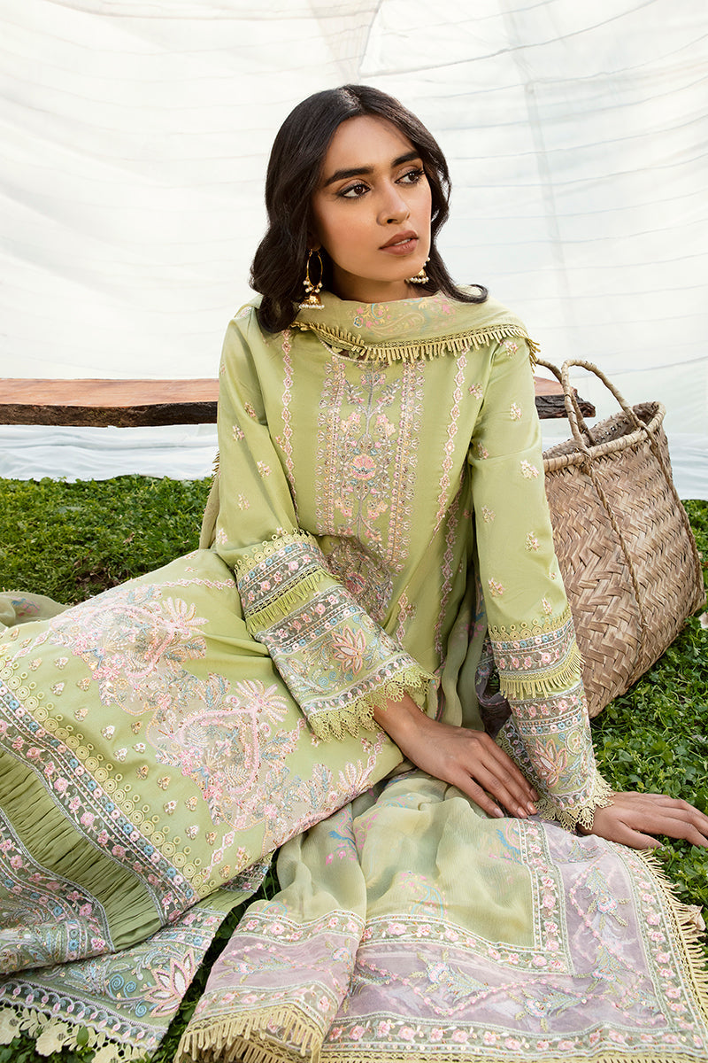 QALAMKAR QLINE-AK-03 RAISA-LAWN COLLECTION'23 - House Of Hania