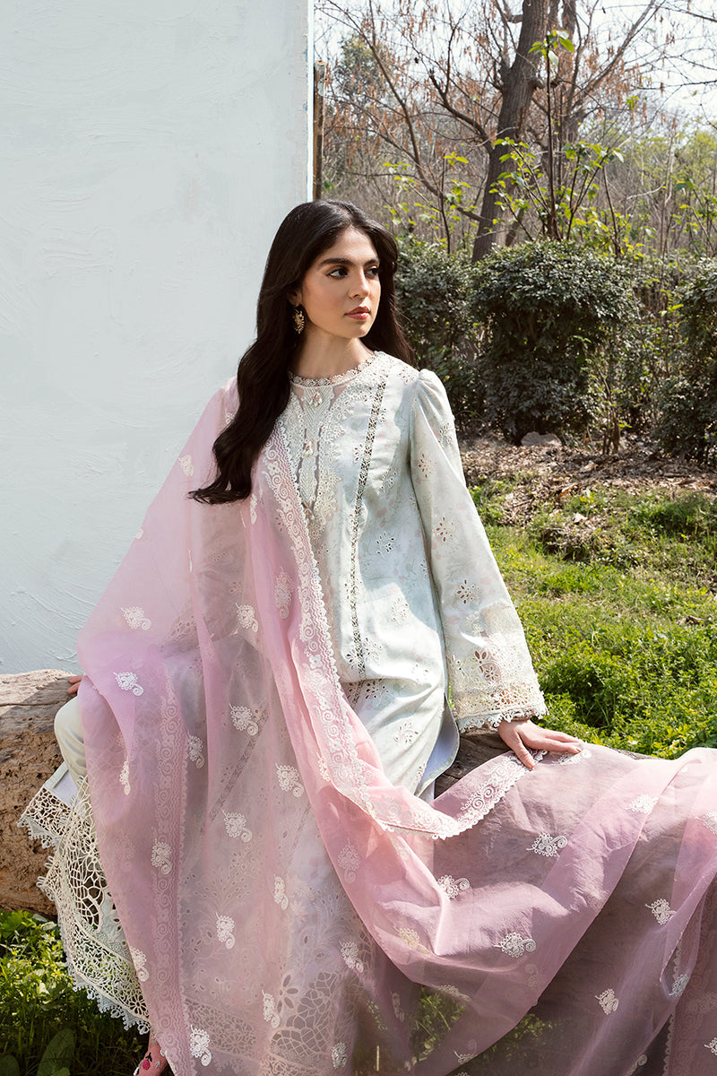 QALAMKAR QLINE-AK-12 GIZA-LAWN COLLECTION'23 - House Of Hania