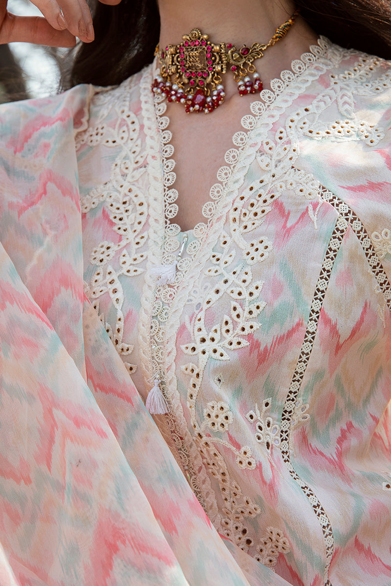 QALAMKAR QLINE-AK-14 FERN-LAWN COLLECTION'23 - House Of Hania