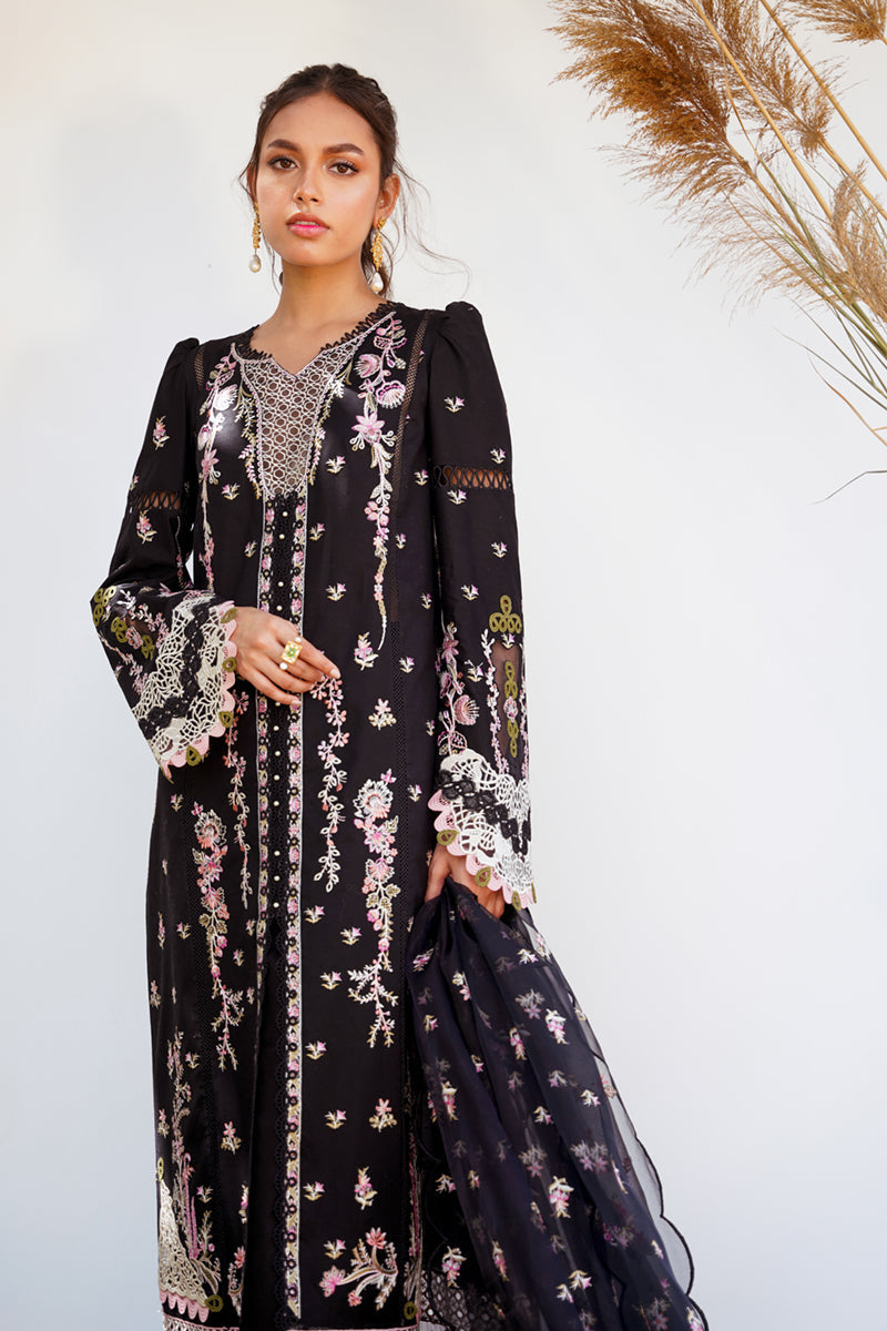 QALAMKAR QLINEKARI-RT-09 SYLVI-LAWN COLLECTION'23 - House Of Hania