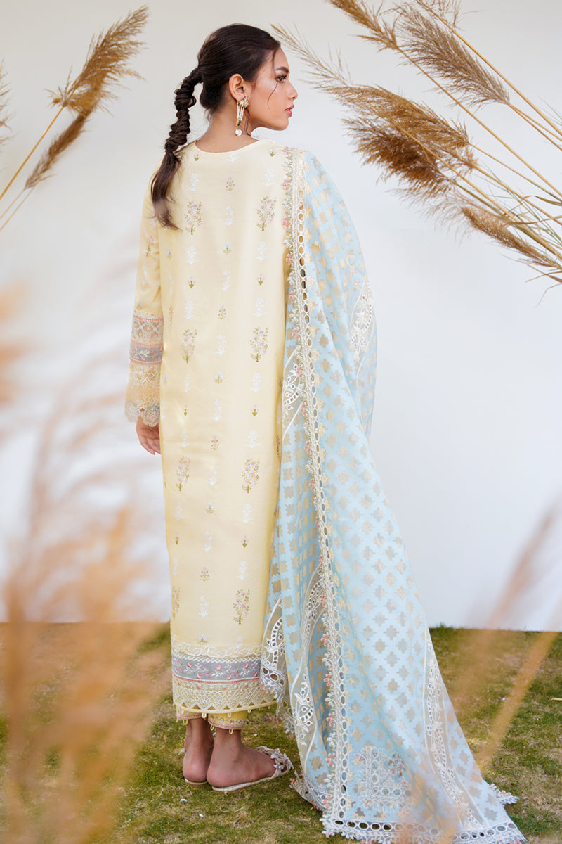 QALAMKAR QLINEKARI-RT-12 RYAN-LAWN COLLECTION'23 - House Of Hania