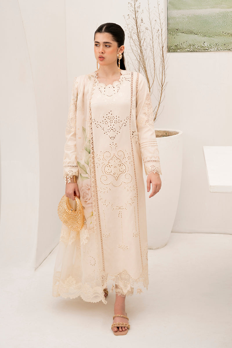 Qalamkar | Casual Pret Lawn | NM-05 LILA - House Of Hania