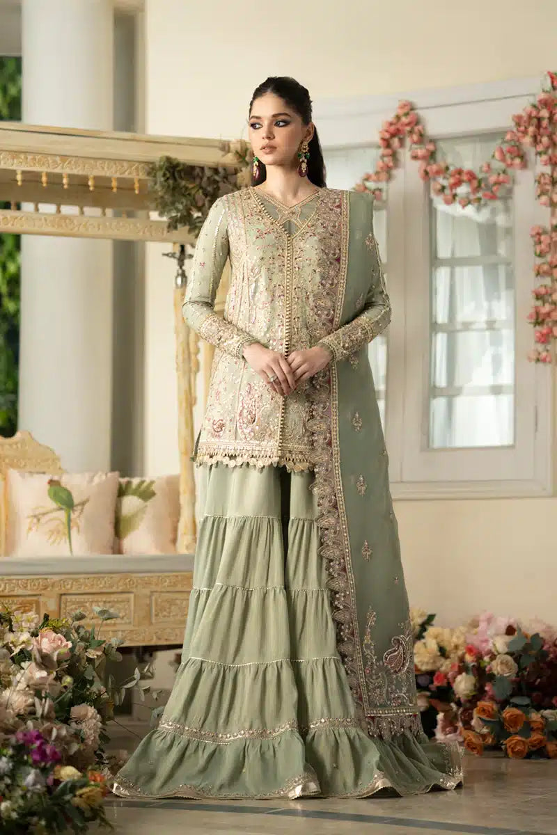 Qalamkar | Dilnaz Wedding Formals | DN-06 FARIZA - House Of Hania