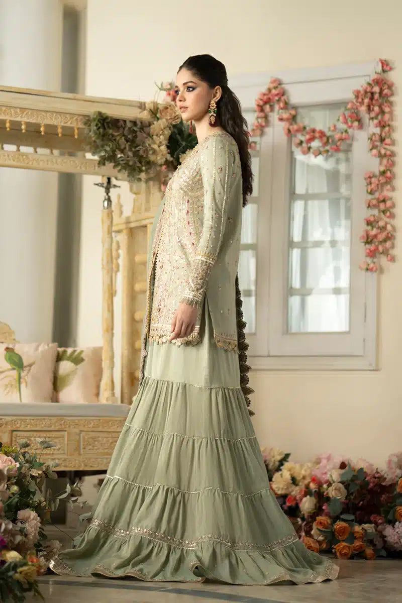 Qalamkar | Dilnaz Wedding Formals | DN-06 FARIZA - House Of Hania