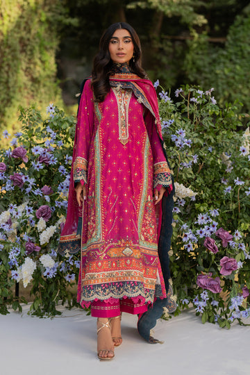Qalamkar | Luxe Silk | UA-01 ELIA - House Of Hania