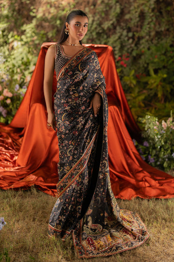 Qalamkar | Luxe Silk | UA-04 AVA - House Of Hania