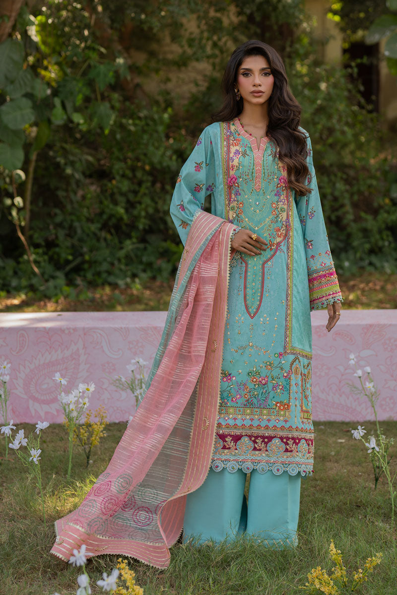 Qalamkar | Luxe Silk |   UA-06 SARA - House Of Hania