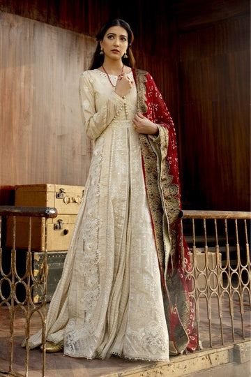 Qalamkar | Luxury Festive Lawn | FX-07 - House Of Hania