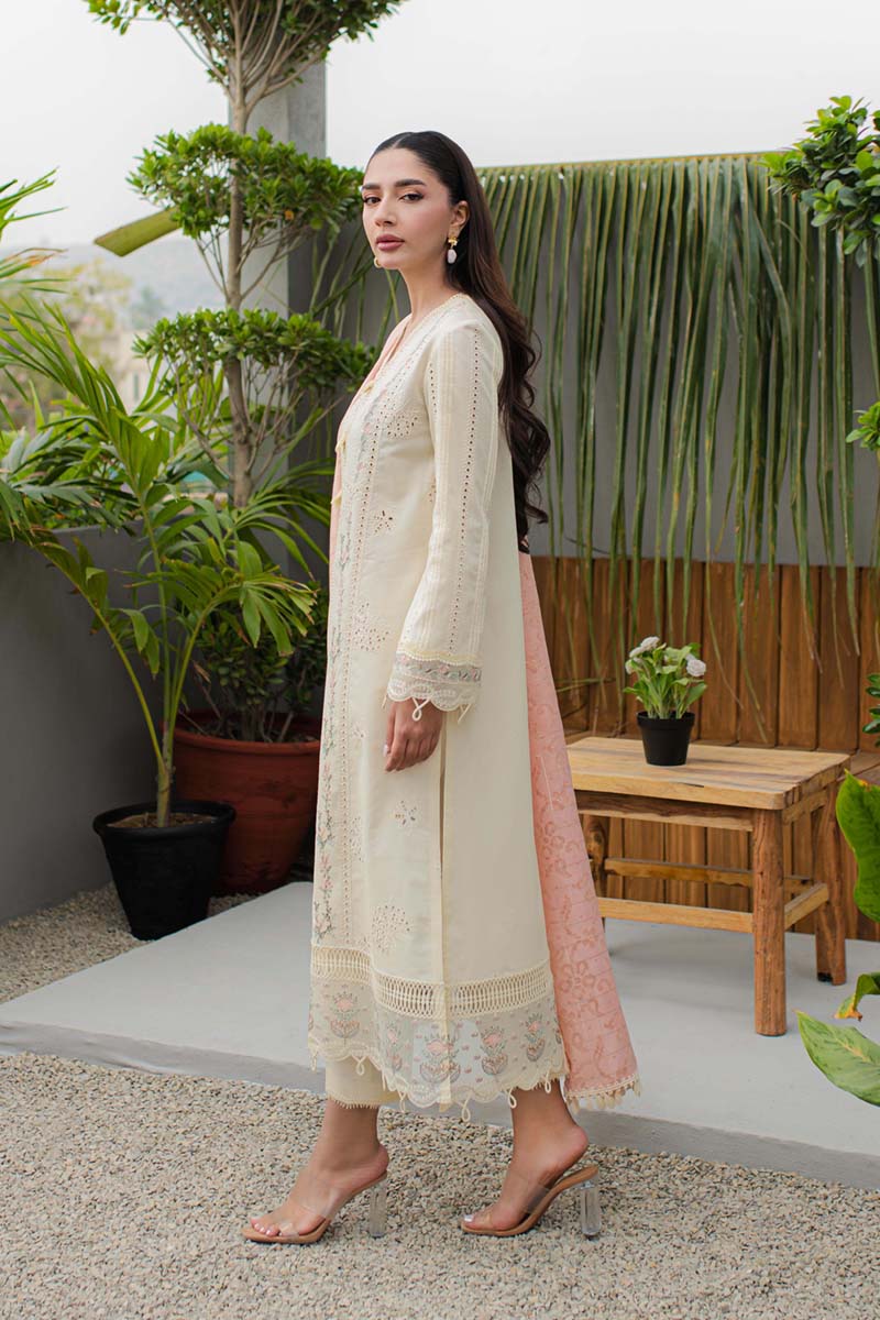 Qalamkar | Q Line Lawn Collection | JK-05 MELIORA - House Of Hania