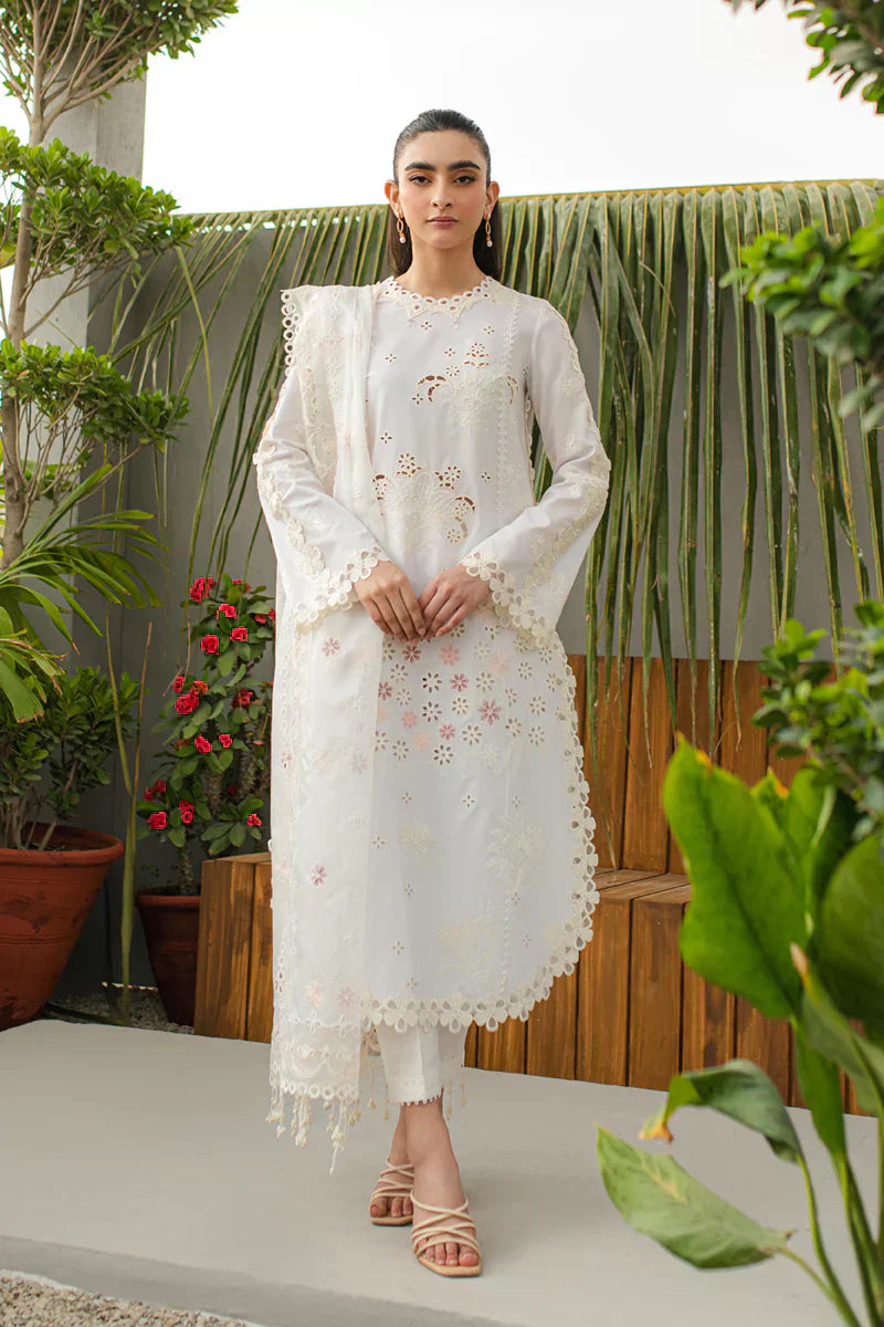 Qalamkar | Q Line Lawn Collection | JK-10 ORLA - House Of Hania