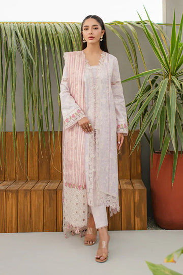 Qalamkar | Q Line Lawn Collection | JK-11 NIEVE - House Of Hania