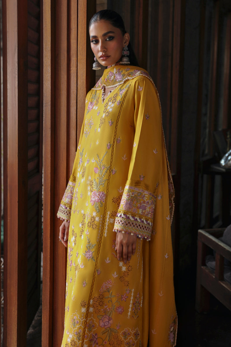 Qalamkar | Qlinekari Linen Collection | LM-04 SINSEAD - House Of Hania