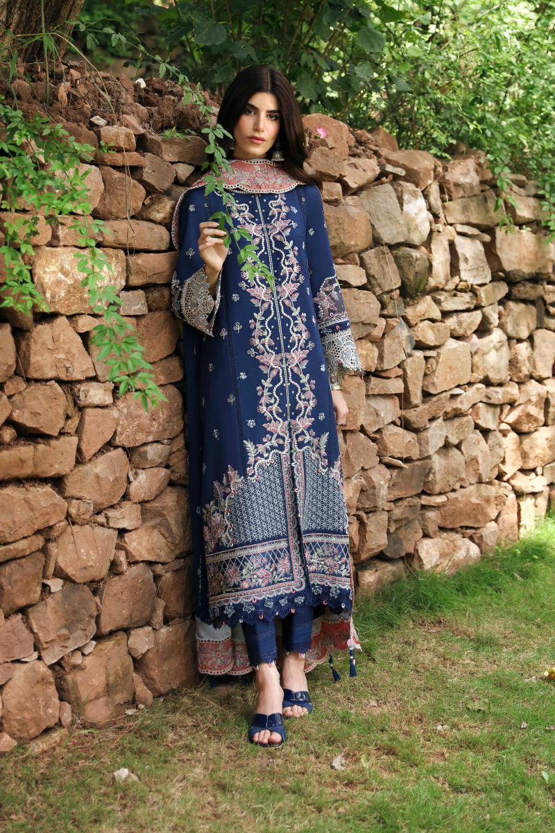 Qalamkar | Qlinekari Linen Collection | LM-06 CADHLA - House Of Hania