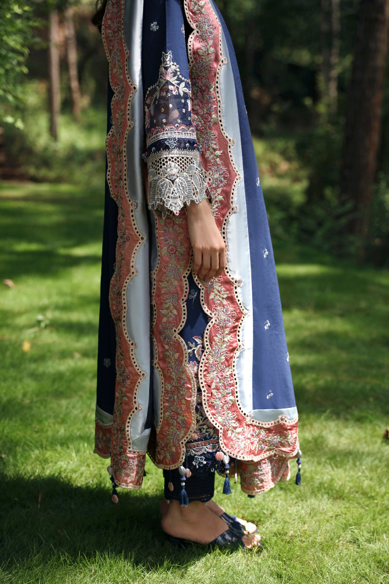 Qalamkar | Qlinekari Linen Collection | LM-06 CADHLA - House Of Hania