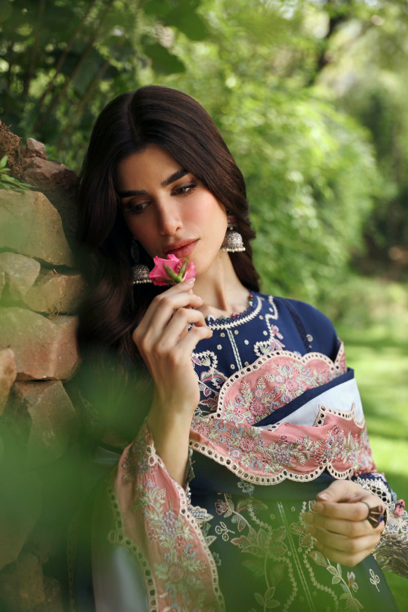 Qalamkar | Qlinekari Linen Collection | LM-06 CADHLA - House Of Hania