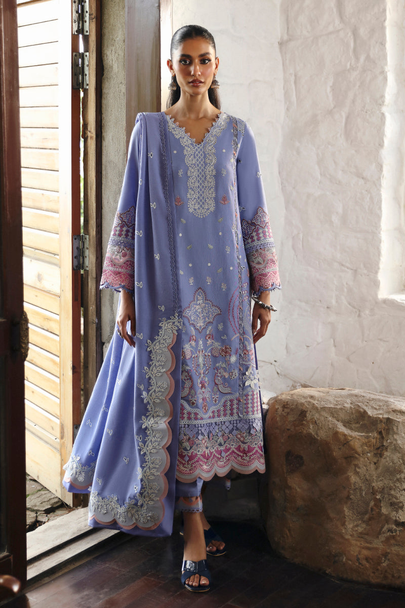Qalamkar | Qlinekari Linen Collection | LM-09 LORNA - House Of Hania
