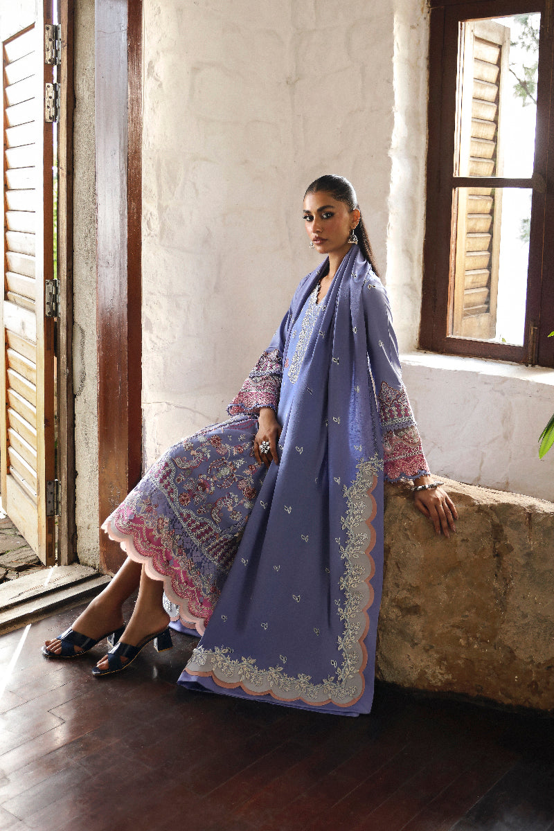 Qalamkar | Qlinekari Linen Collection | LM-09 LORNA - House Of Hania