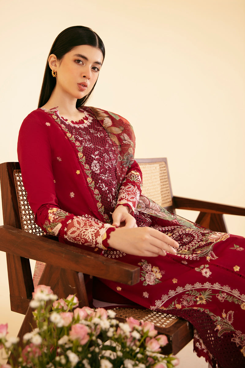 Qalamkar | Qlinekari Luxury Lawn | SQ-04 LARMINA - House Of Hania