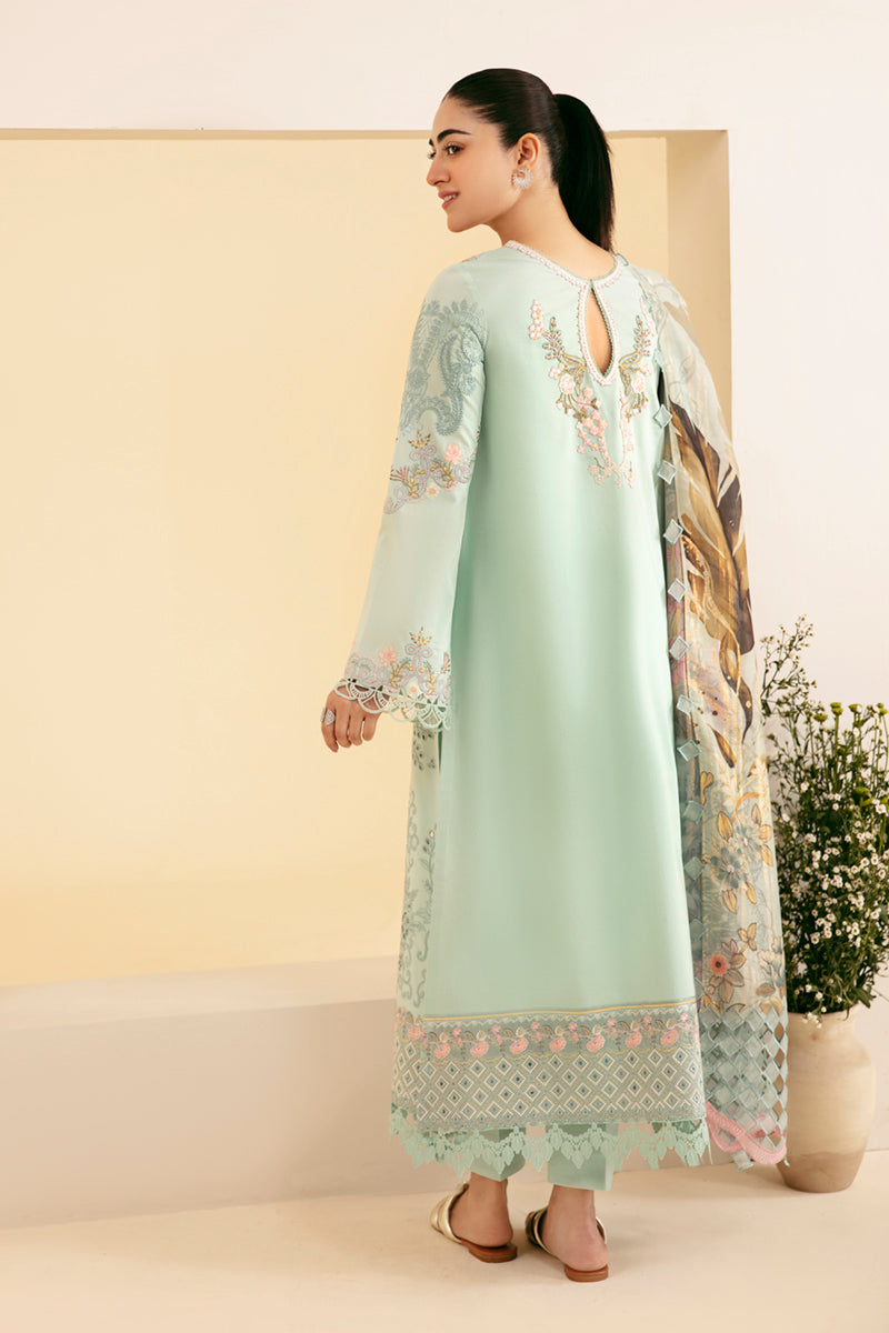 Qalamkar | Qlinekari Luxury Lawn | SQ-06 AFROZEH - House Of Hania