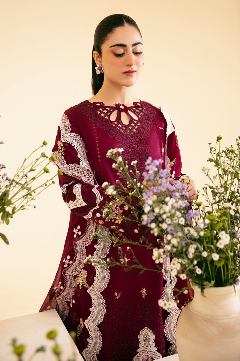 Qalamkar | Qlinekari Luxury Lawn | SQ-11 ZENAL - House Of Hania