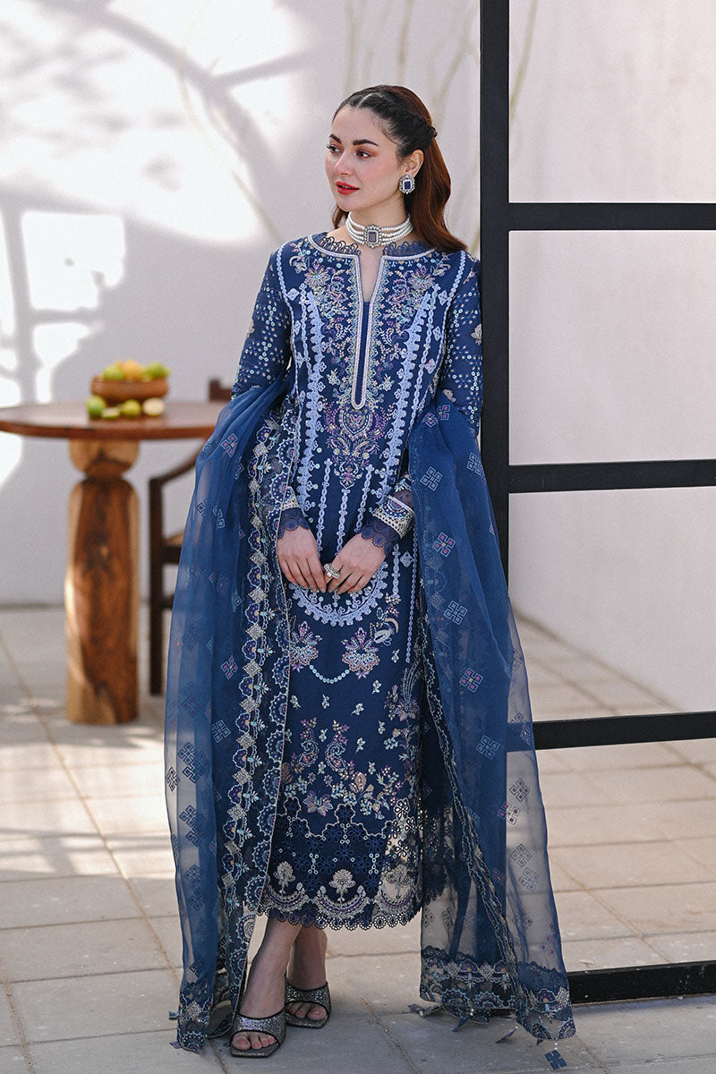 Qalamkar - SAAHIL LUXURY LAWN’23 - SP-06 KIRAL - TC-327 - House Of Hania