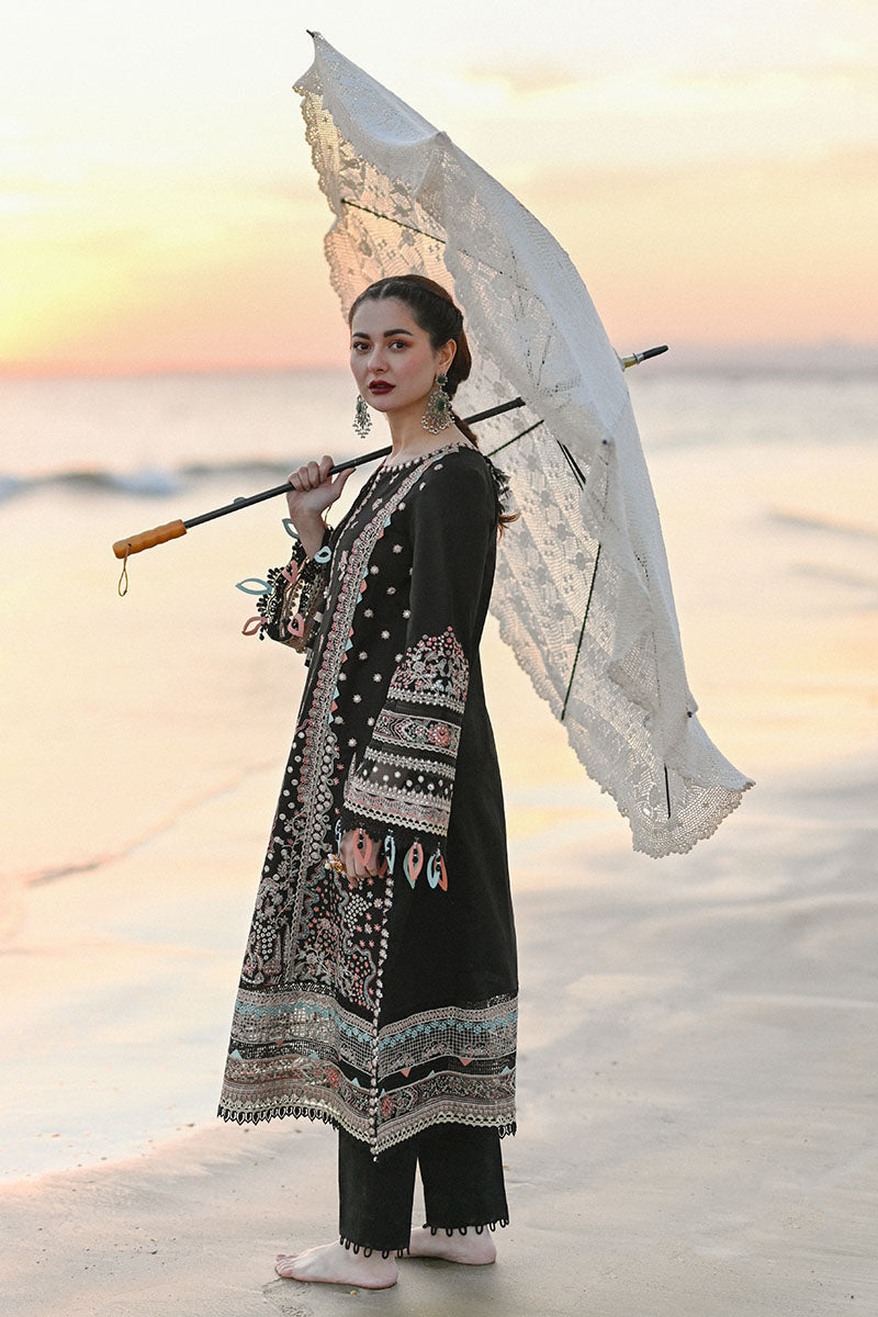 Qalamkar - SAAHIL LUXURY LAWN’23 - SP-11 HUMA - TC-314 - House Of Hania